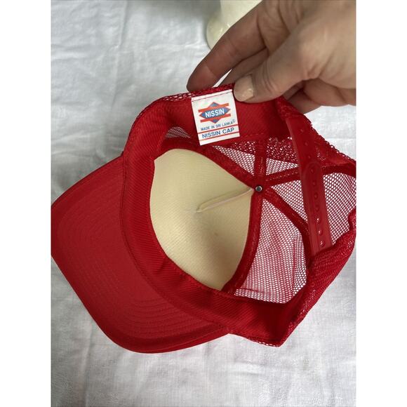 Vintage Hawaii Beach Trucker Hat Nissin Cap Rope Front Snapback Adjustable - Picture 7 of 7